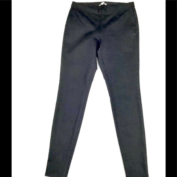 Eileen Fisher Black Denim Sheen Jeans Jeggings S - Picture 7 of 14